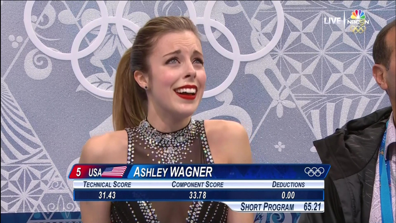 Illustration for article titled Ashley Wagner's Reactions Remain The Best